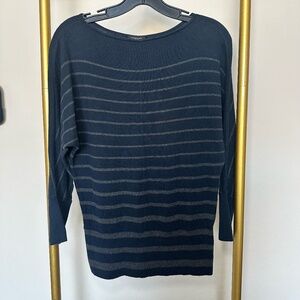 Ann Taylor Striped Boatneck Sweater